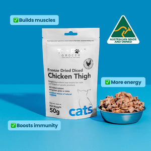 The Paw Grocer @ The Dog House : Feline : Freeze Dried Chicken Thigh