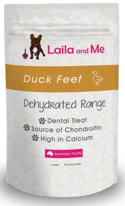 Laila & Me @ The Dog House : Dehydrated Duck Feet (12 Pack)