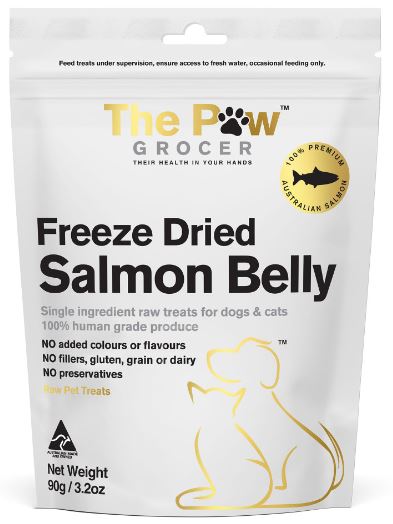 The Paw Grocer @ The Dog House : White Label : Freeze Dried Salmon Belly