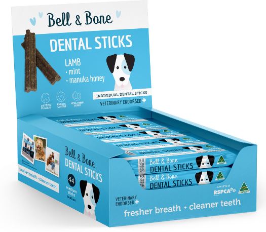 Bell & Bone @ The Dog House : Dental Sticks : Lamb, Mint & Manuka Honey (Single)