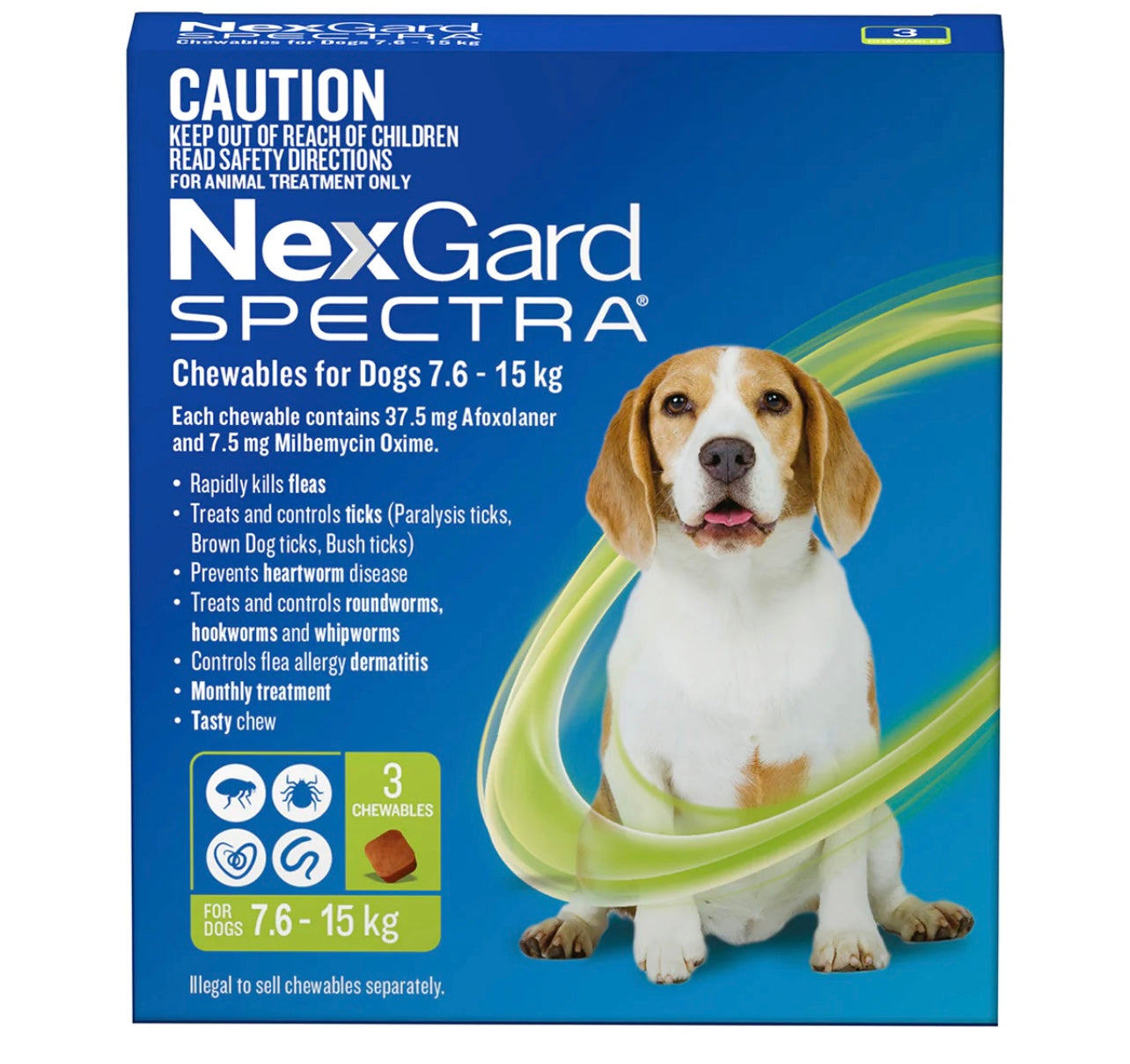 NexGard Spectra 7.6-15kg