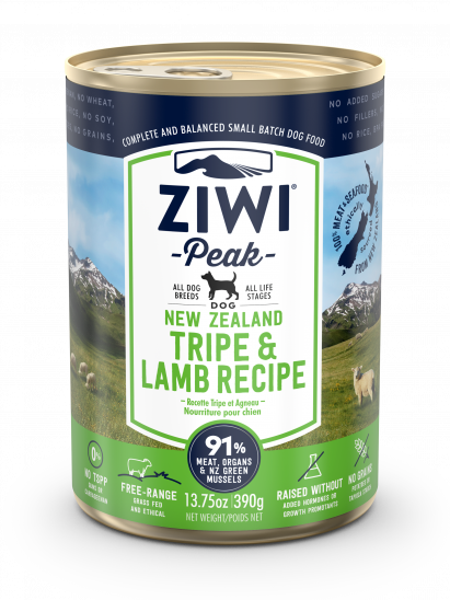 Ziwi Peak : Dog : Canned : Tripe & Lamb : 390g