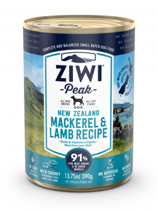 Ziwi Peak : Dog : Canned : Mackerel & Lamb : 390g